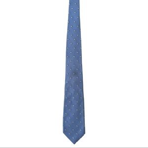 Vineyard Vines Silk Whale Tie - Light Blue/White